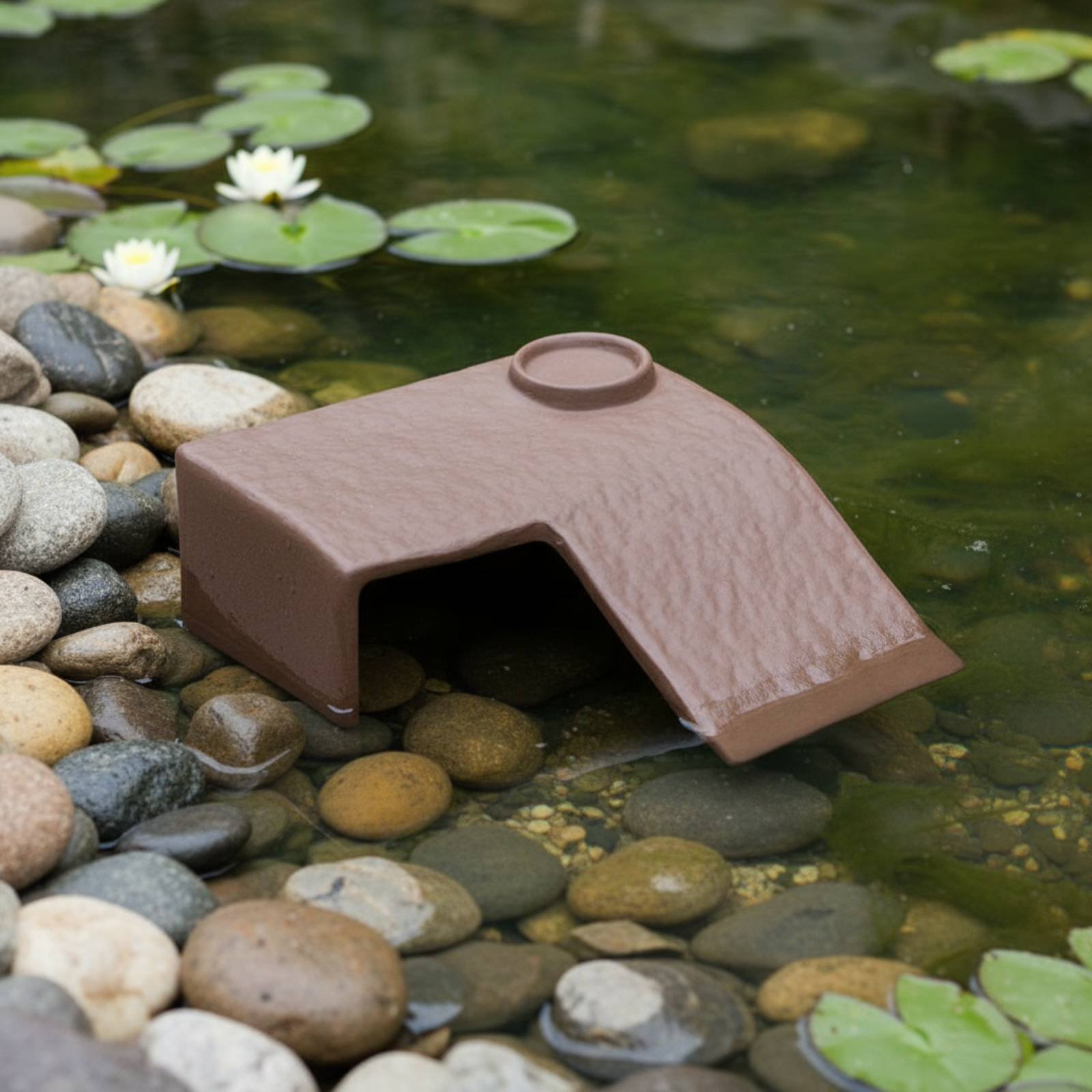 2 Pieces Turtle Basking Dock E - Hide Cave Ceramic のレビューと価格