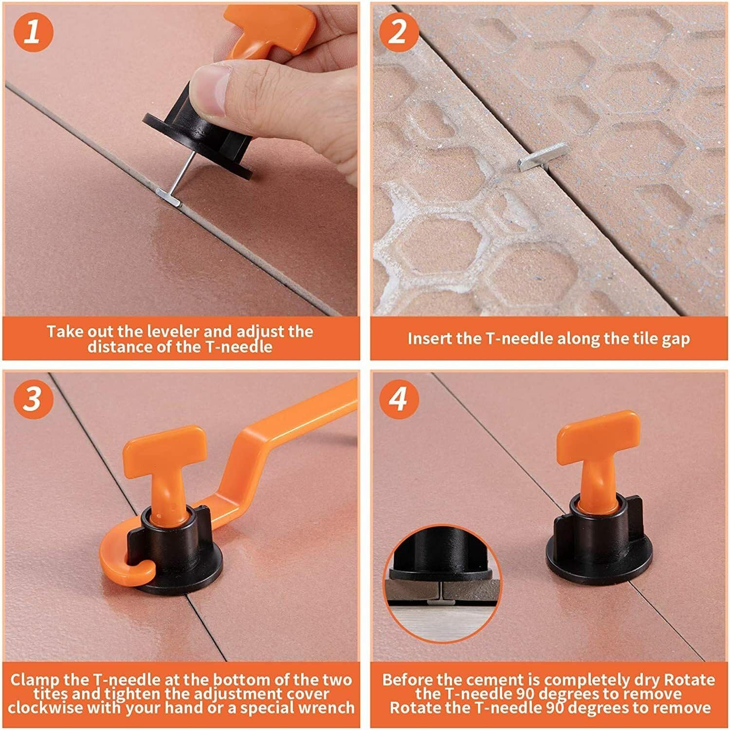 51Pcs Floor Tile Leveling Syst - Ceramic Tile Floor のレビューと価格