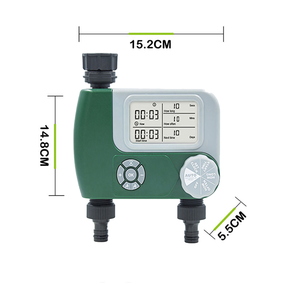 Electronic Garden Hose Water T - Timer Dual Outlet のレビューと価格