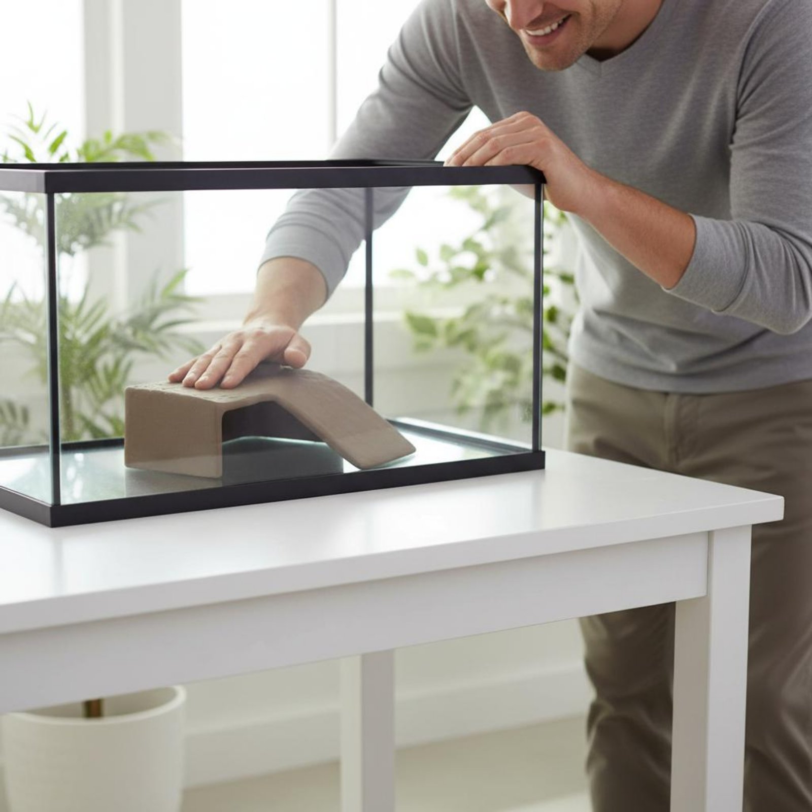 Basking Cave Platform Two-Way  - Hide Cave Ceramic のレビューと価格