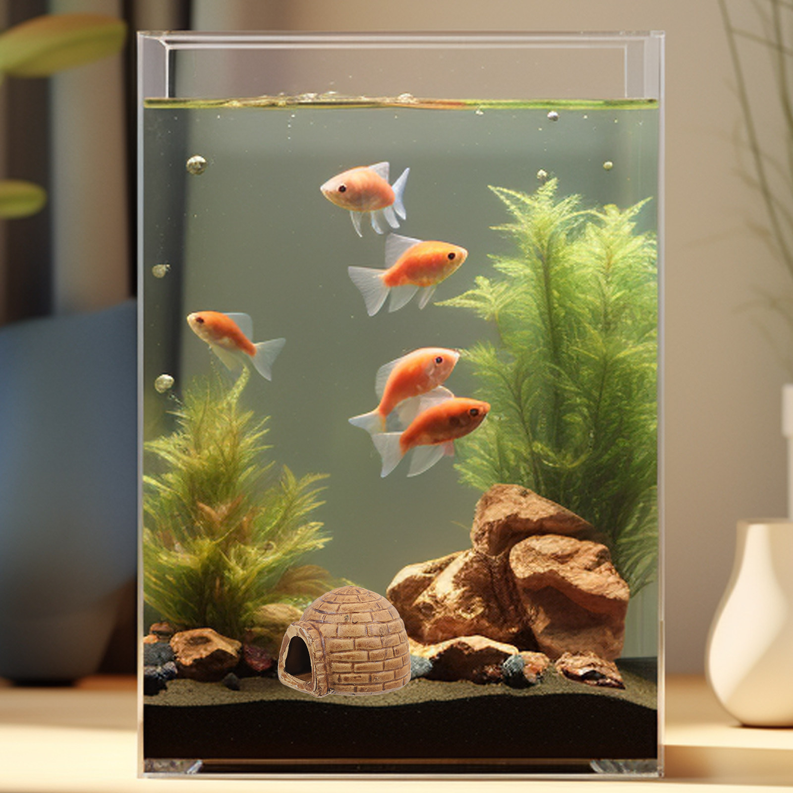 Premium Ceramic Aquarium Hides - Hide Cave Ceramic のレビューと価格