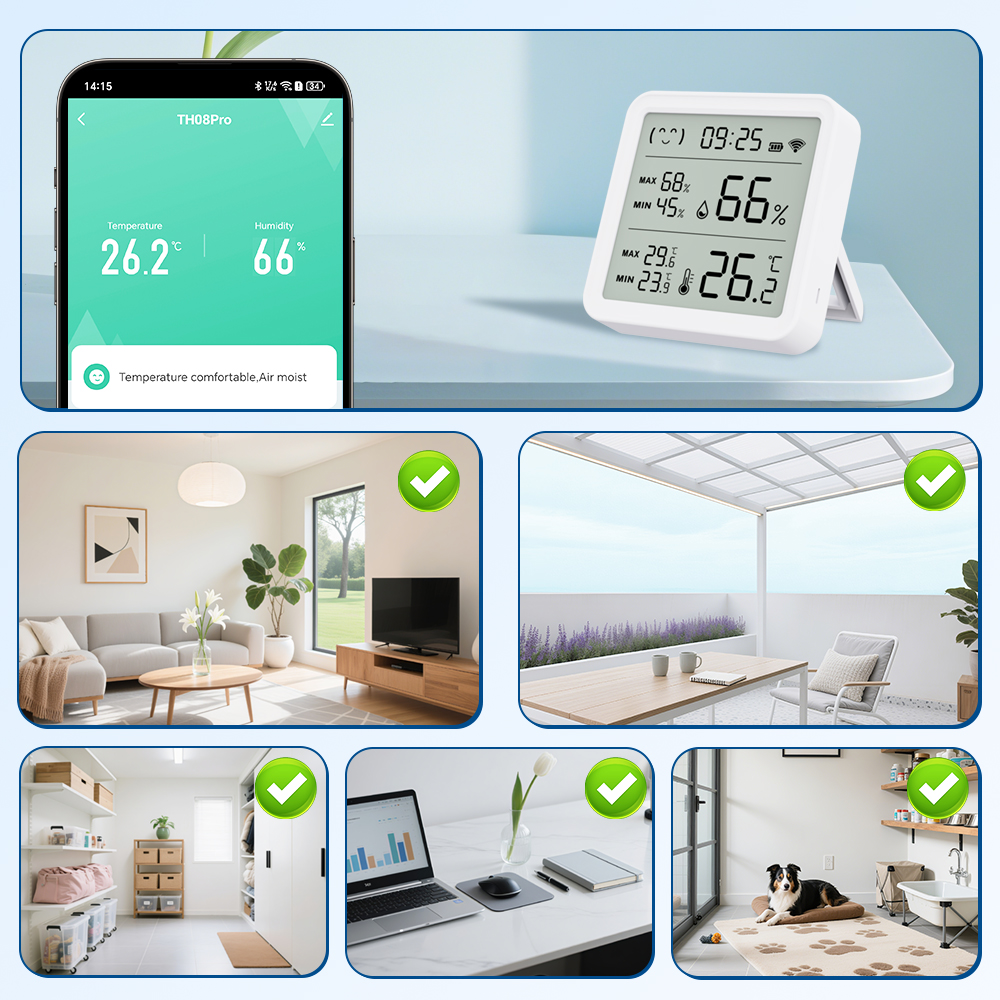 Tuya WiFi Thermometer hygromet - Digital Hygrometer Probe のレビューと価格