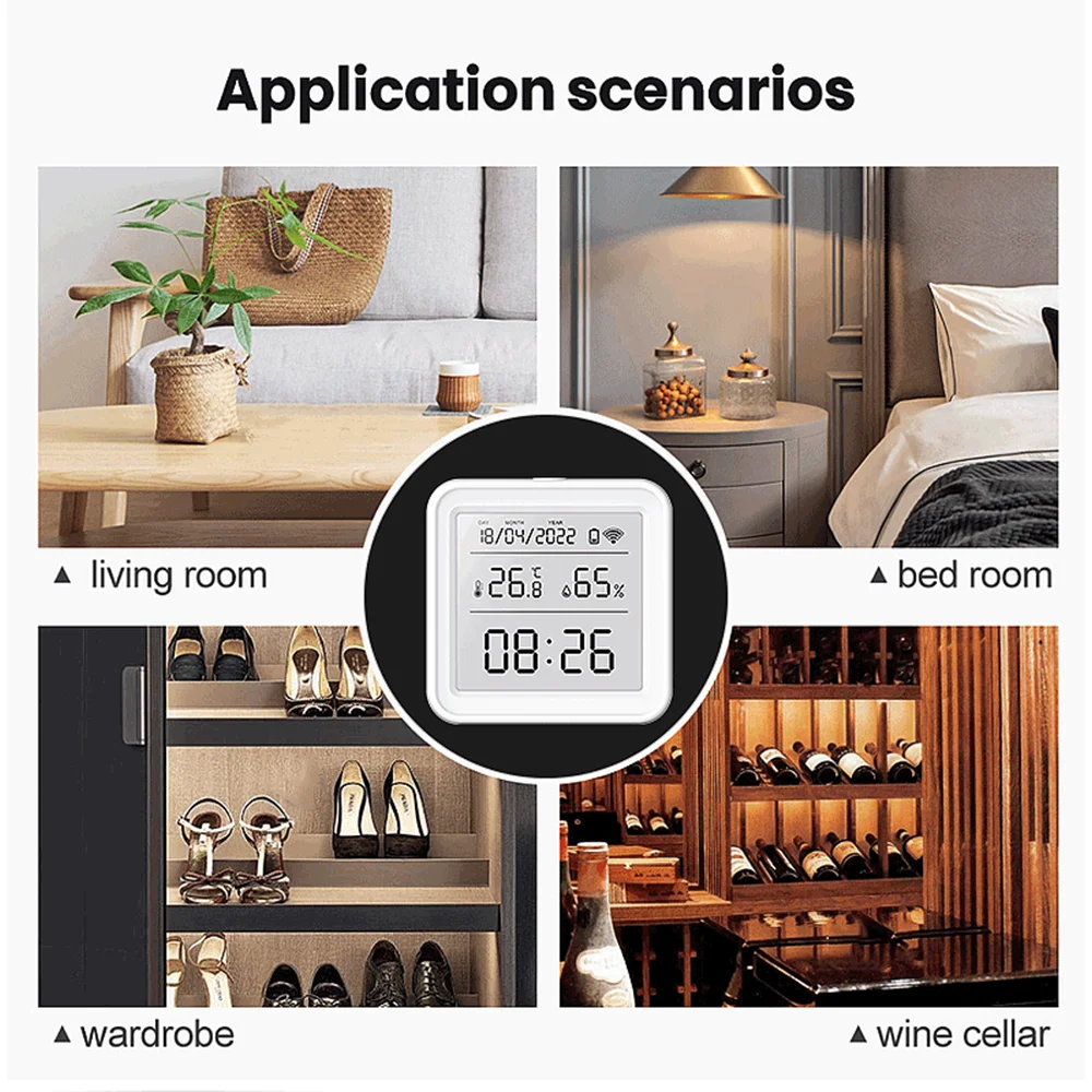 Tuya Zigbee WiFi Temperature H - Digital Hygrometer Probe のレビューと価格