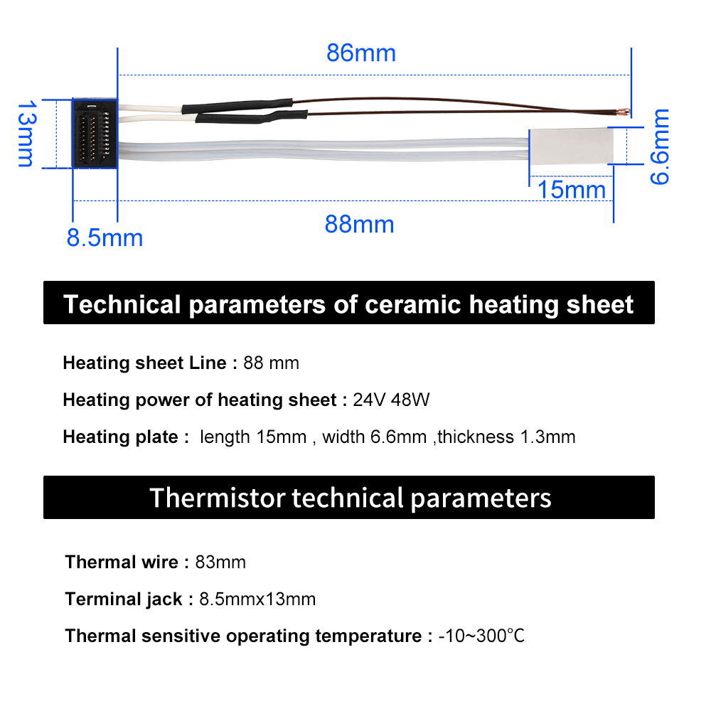 Heating Tube For Bambu Lab A1  - Ceramic Heat Emitter のレビューと価格