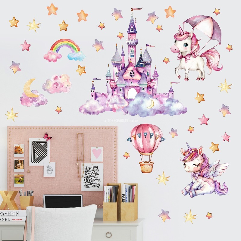 Unicorn Stars Luminous Wall St - Pvc Panel Background のレビューと価格