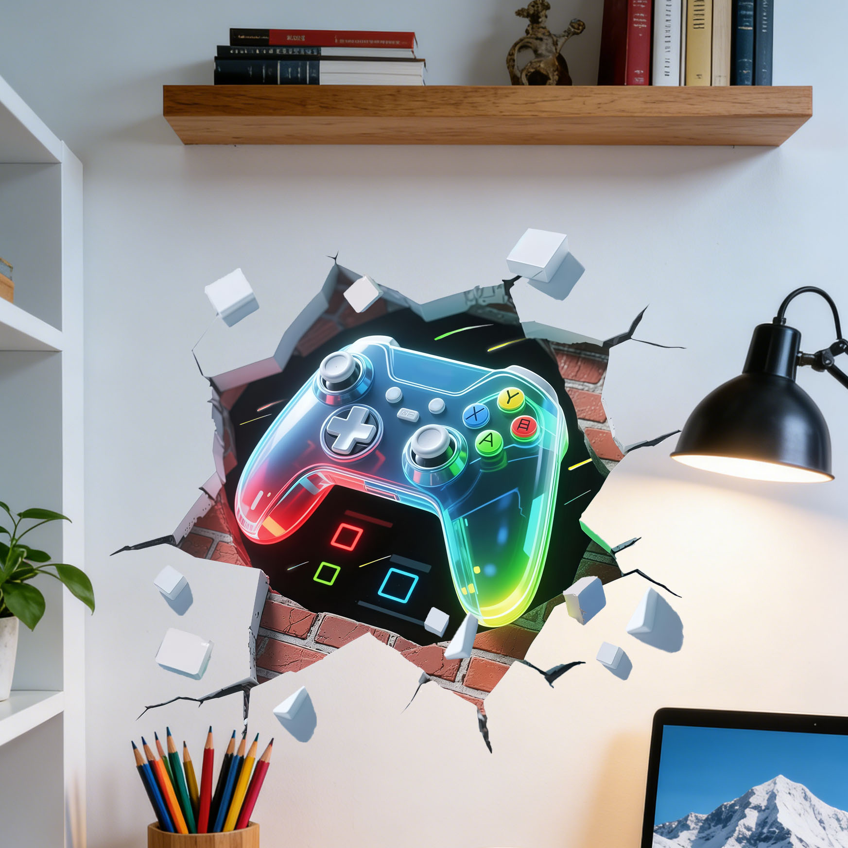 Game Controller Decal for Boys - Pvc Panel Background のレビューと価格