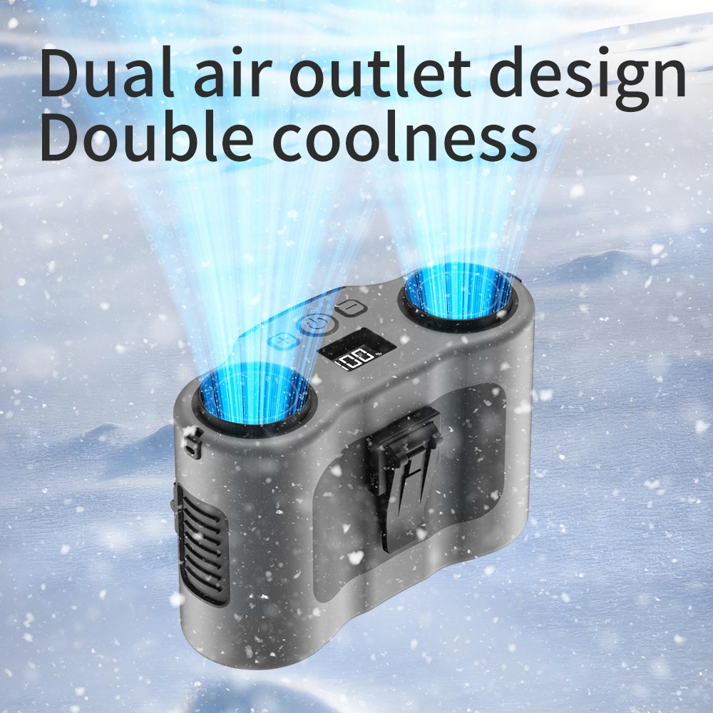 Portable Waist Clip Fan 5-spee - Timer Dual Outlet のレビューと価格
