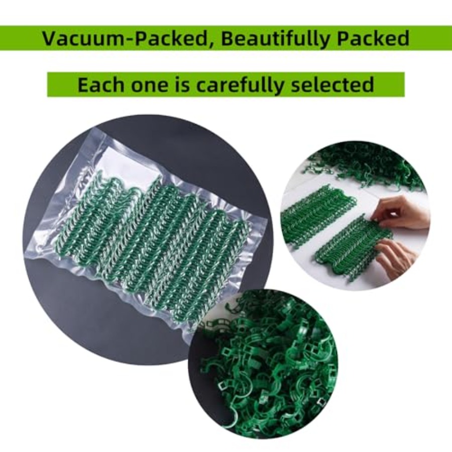 100 Pcs Plant Support Clips Pl - Vine Climbing Plastic のレビューと価格