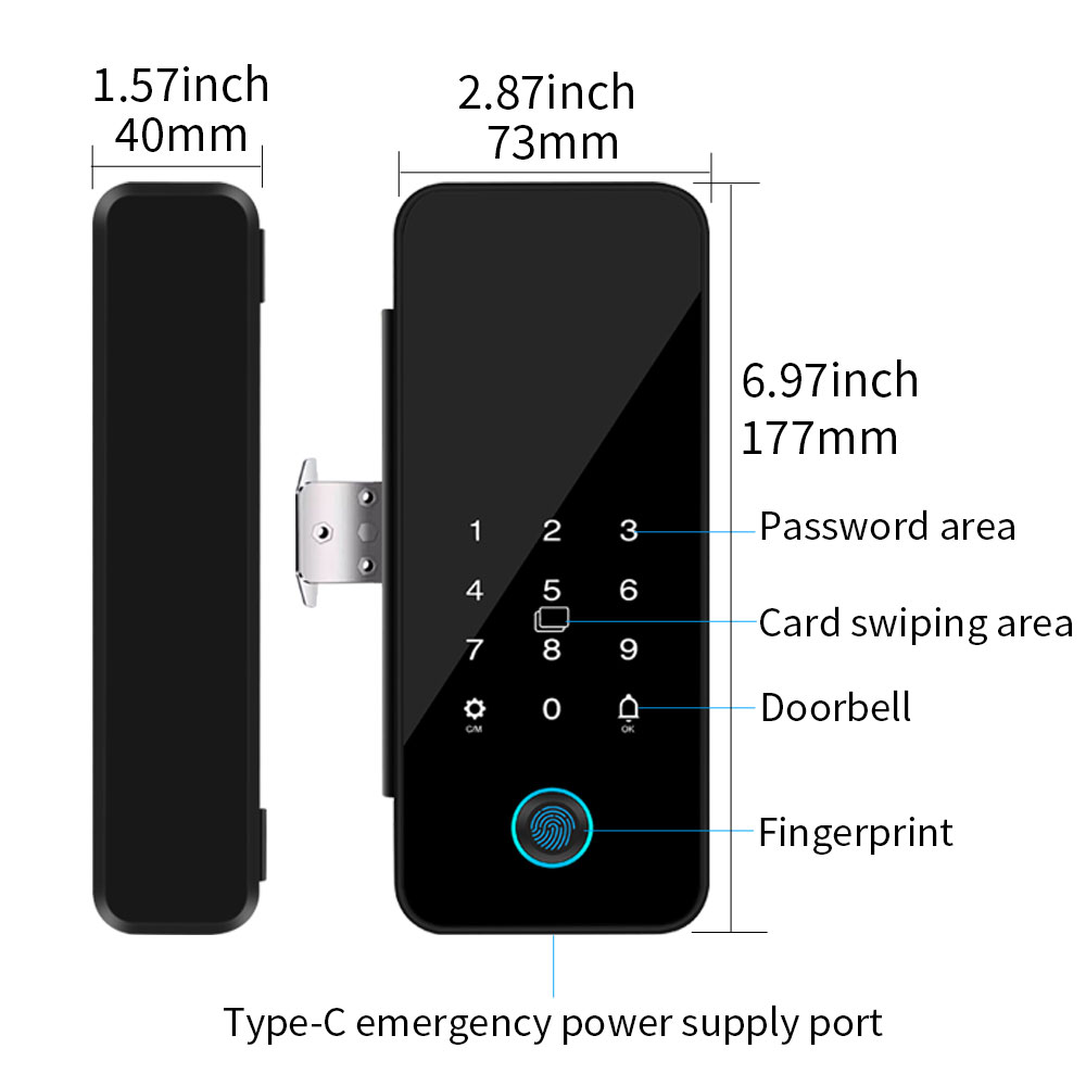 Tuya Smart Life Bluetooth Glas - Glass Door Hinge のレビューと価格