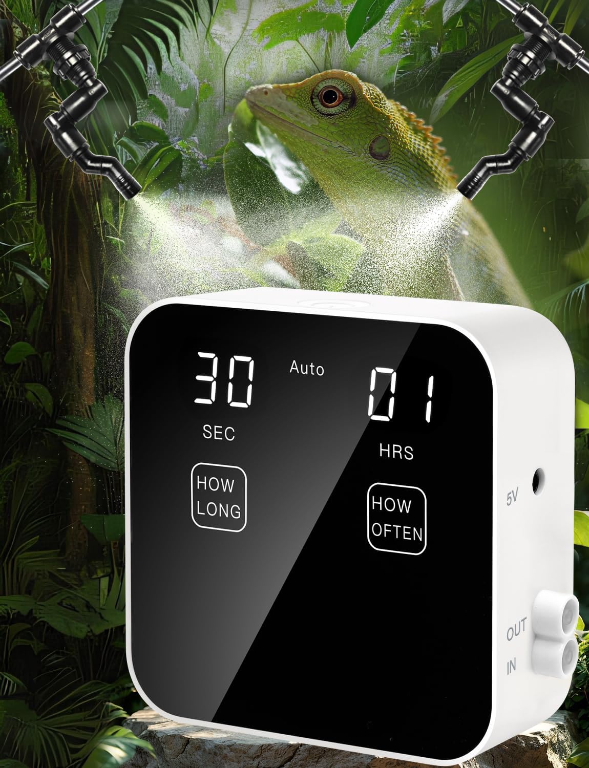 Automatic Rainforest Timing Sp - Misting Nozzle Reptile のレビューと価格