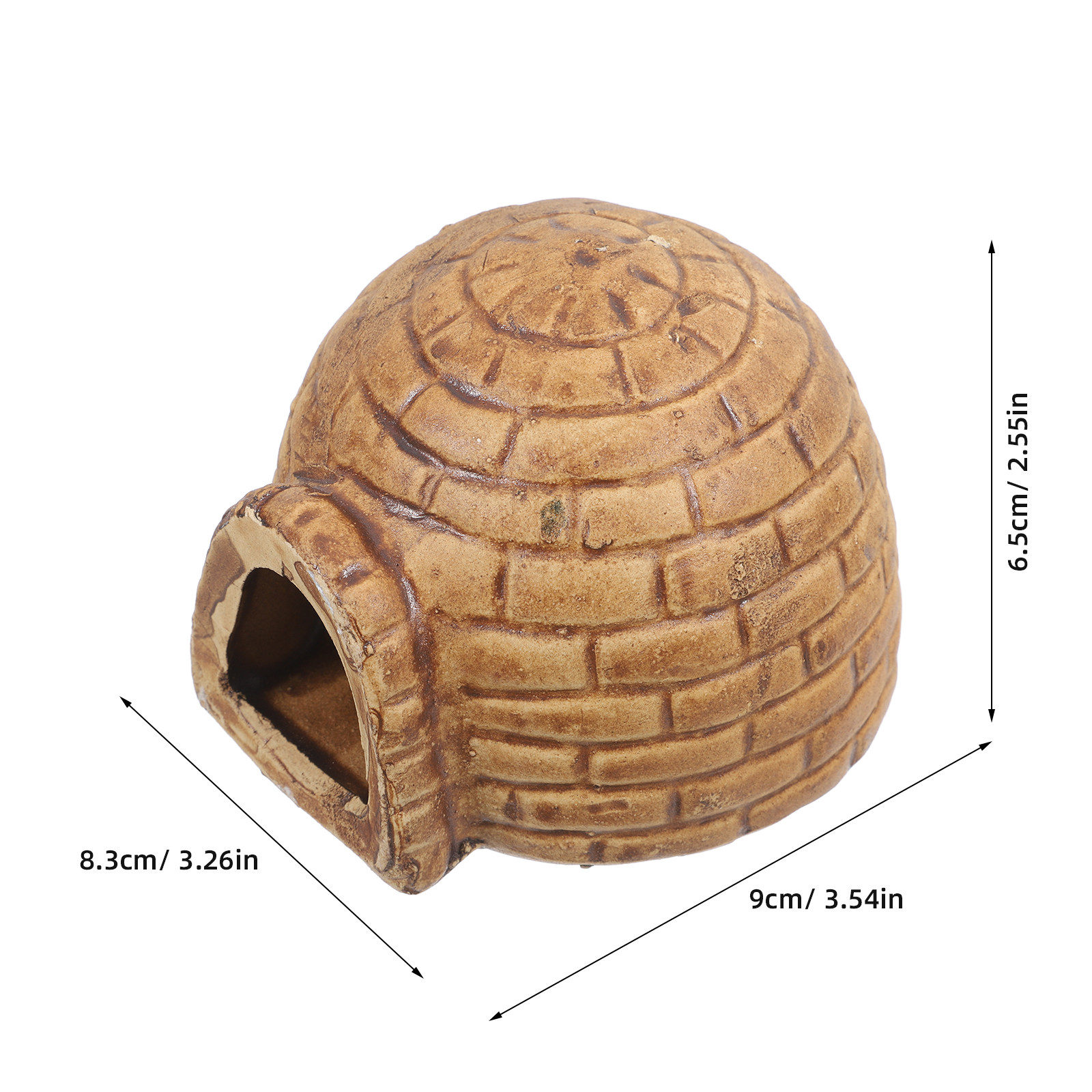 Pleco Caves Aquarium Fish Tank - Hide Cave Ceramic のレビューと価格