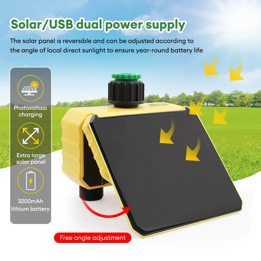 WiFi Solar Timer Dual Water Va - Timer Dual Outlet のレビューと価格