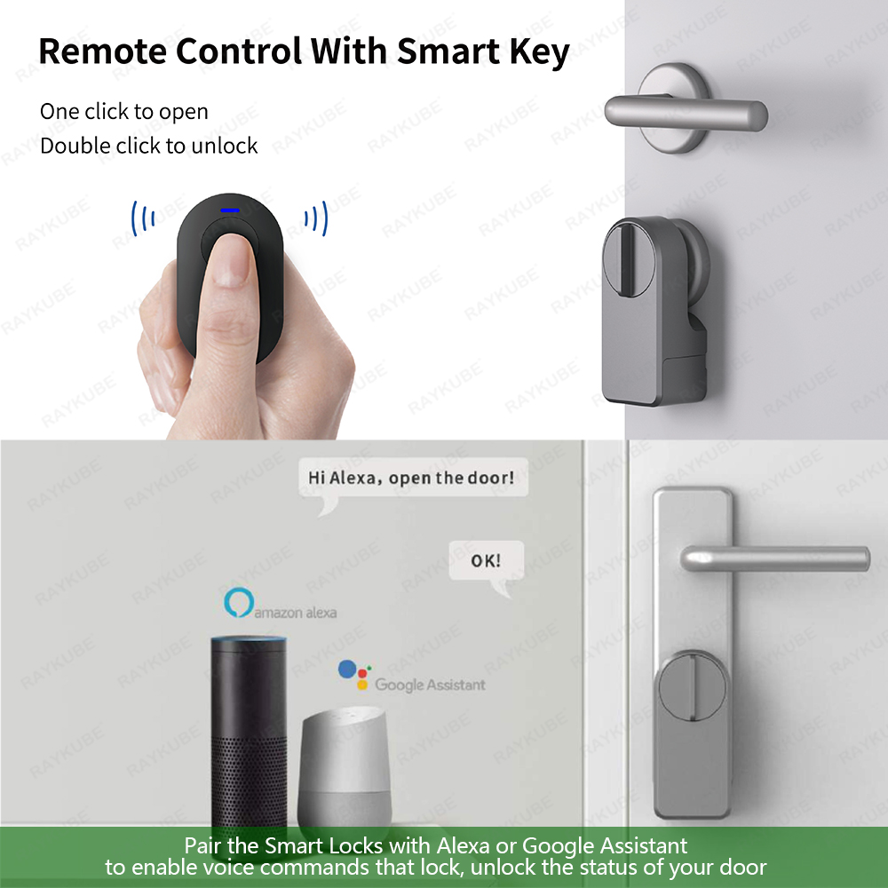RAYKUBE A1 Pro Tuya BEL Smart  - Glass Door Hinge のレビューと価格