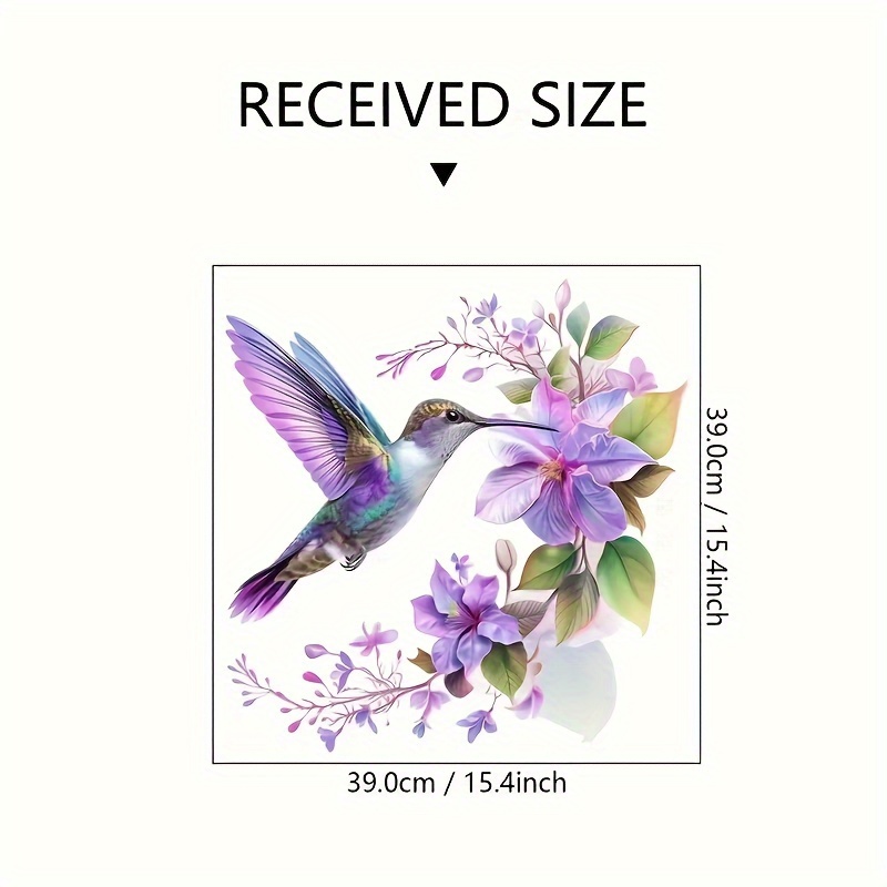 1 Purple Flower and Hummingbir - Pvc Panel Background のレビューと価格
