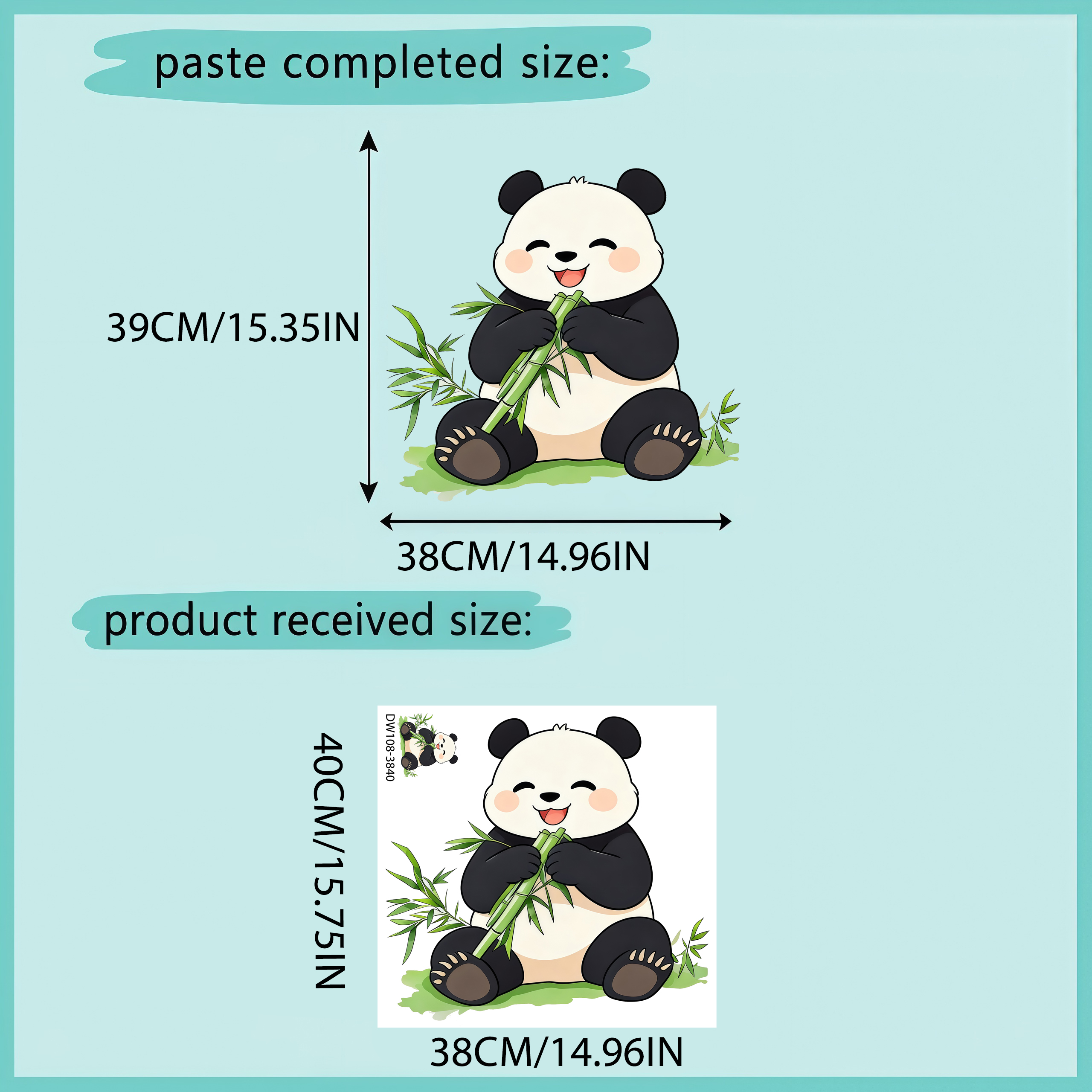 Bamboo And Panda Wall Decals S - Pvc Panel Background のレビューと価格