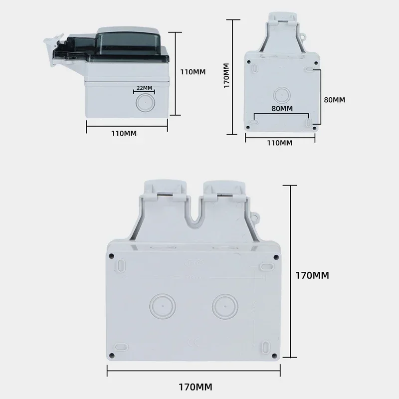 Tuya Waterproof Electrical Wal - Timer Dual Outlet のレビューと価格