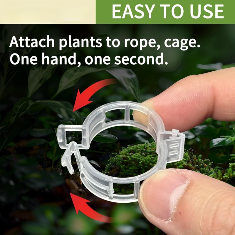 500Pcs Plastic Plant Support C - Vine Climbing Plastic のレビューと価格