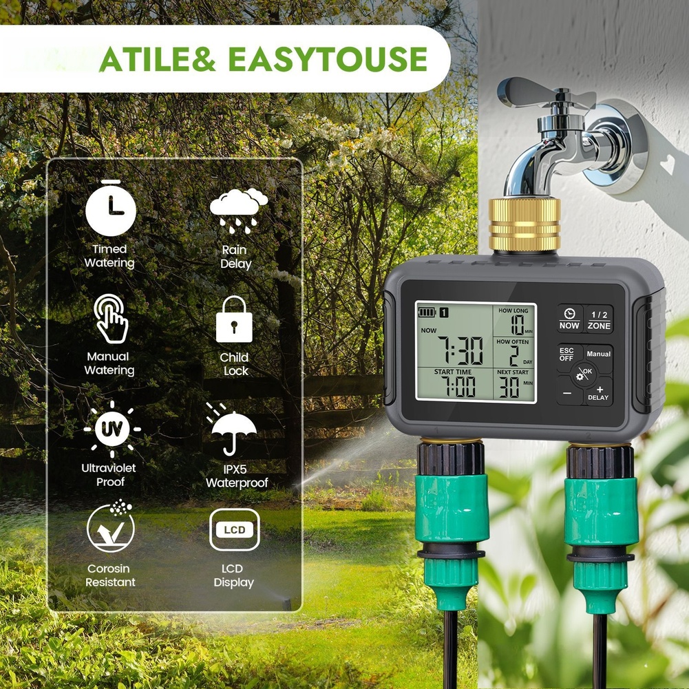 Automatic Controller Battery O - Timer Dual Outlet のレビューと価格