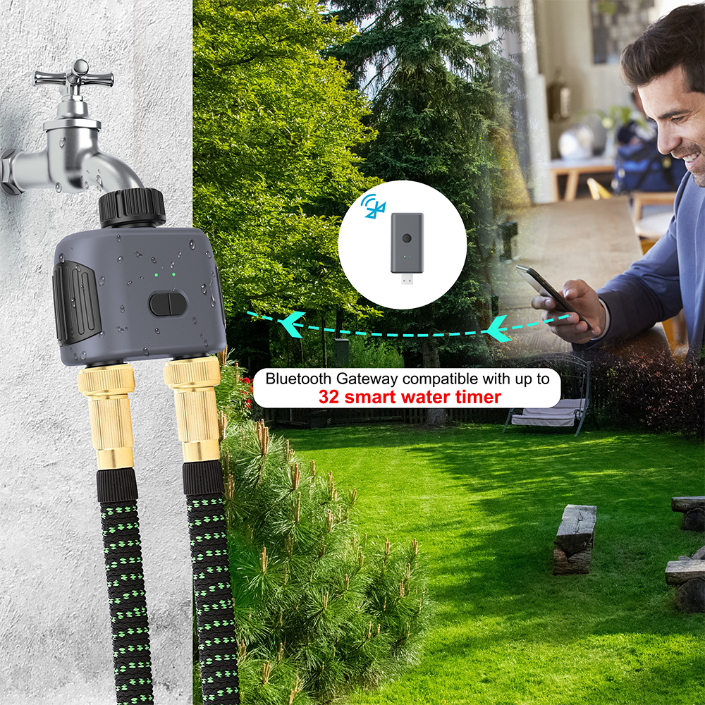 2 Outlets Tuya Smart Garden Wa - Timer Dual Outlet のレビューと価格