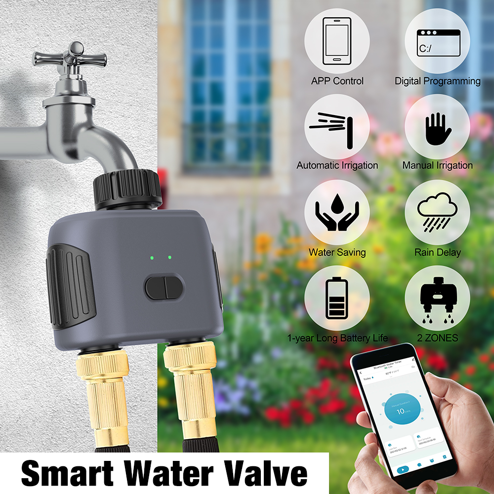 2 Outlets Tuya Smart Garden Wa - Timer Dual Outlet のレビューと価格