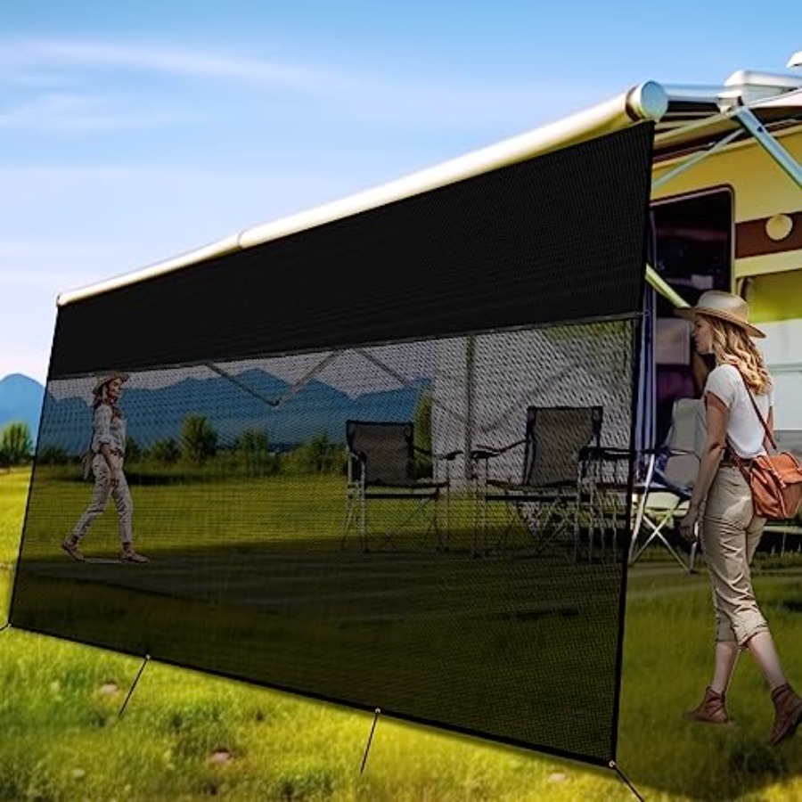 RV Awning Shade Screen 9' x 15 - Screen Top Mesh のレビューと価格