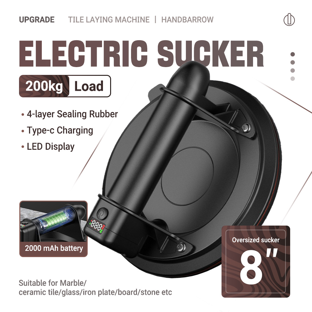 Electric Vacuum Suction Cup 8  - Ceramic Tile Floor のレビューと価格