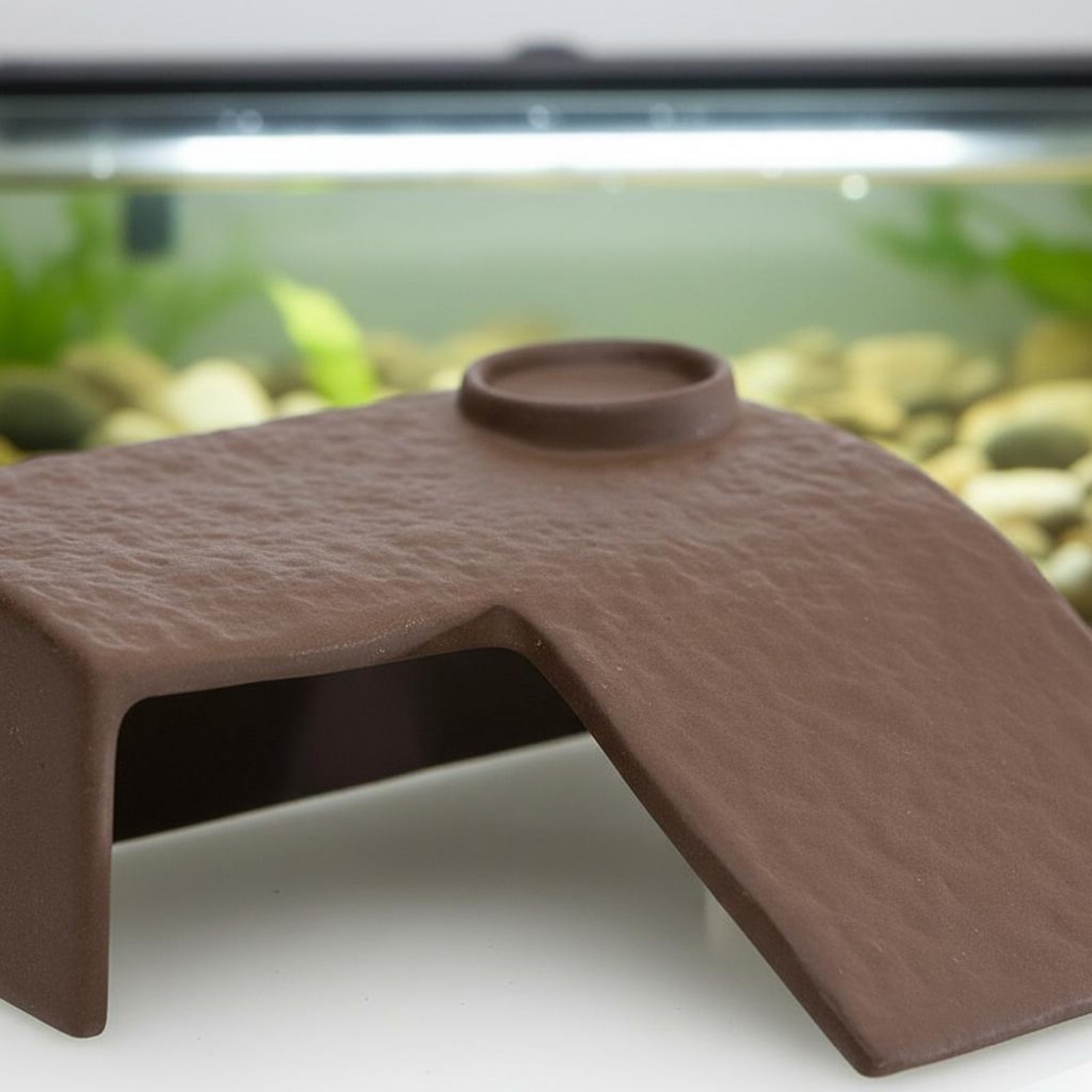 2 Pieces Turtle Basking Dock E - Hide Cave Ceramic のレビューと価格