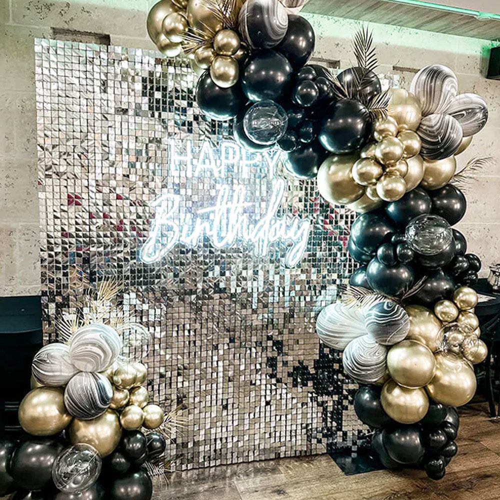 Silver Sequin Wall Backdrop Pa - Pvc Panel Background のレビューと価格