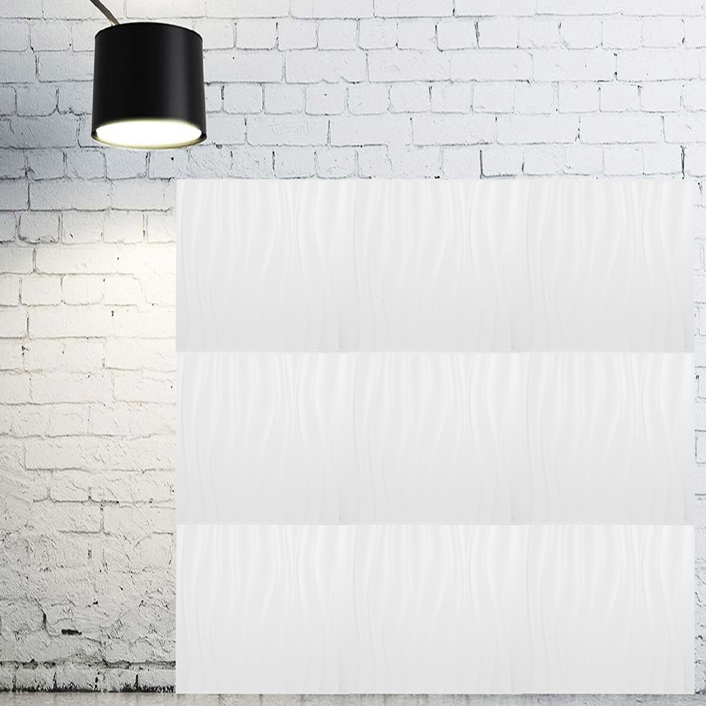 3Pcs 3D Wall Panels PVC Plasti - Pvc Panel Background のレビューと価格