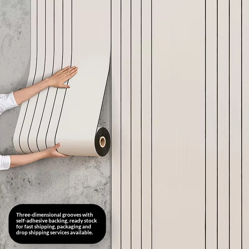 Wall stickers self-adhesive TV - Pvc Panel Background のレビューと価格